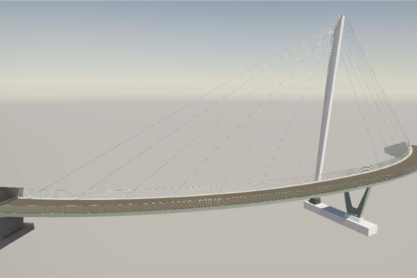 Tuibrug - Almex metaalconstructies